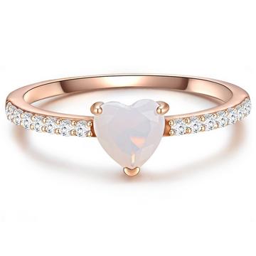 Femme Bague en argent Coeur