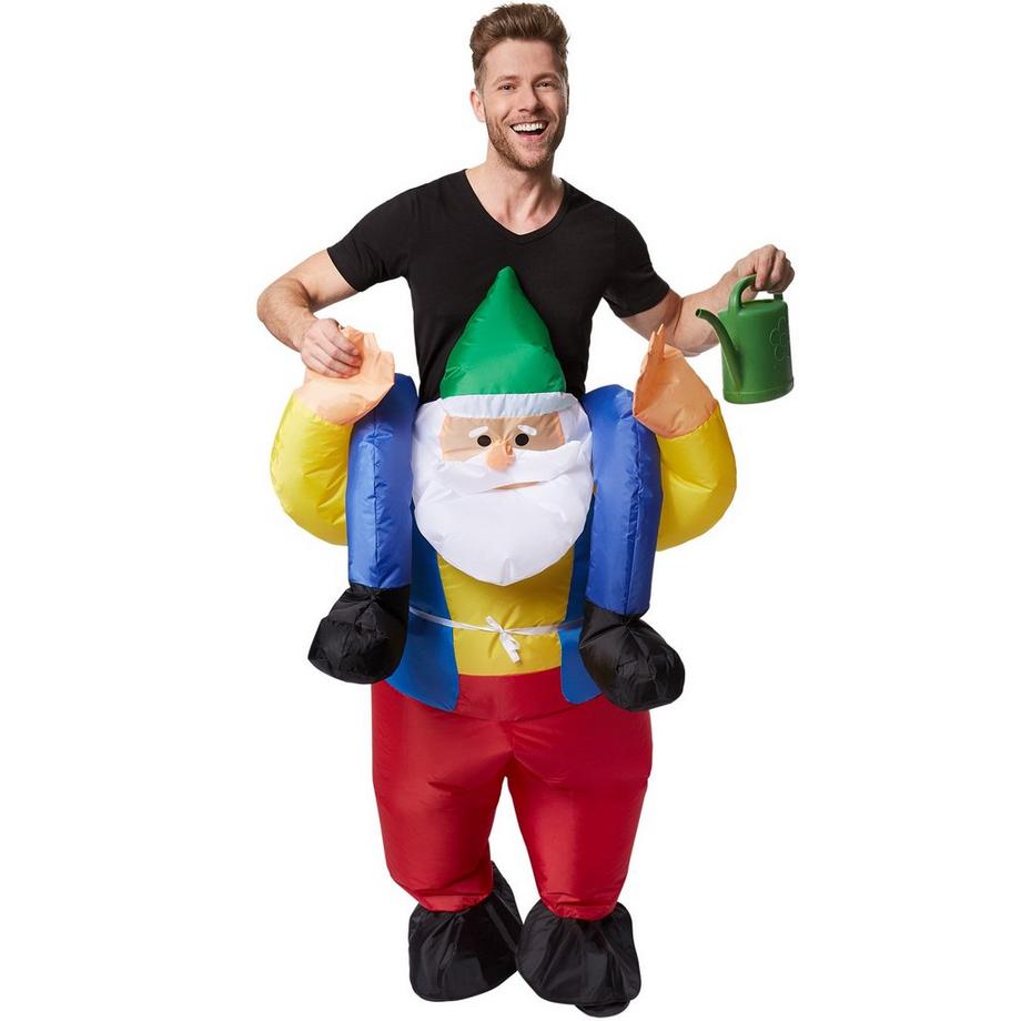 Tectake  Selbstaufblasbares Aufsitzkostüm Zwerg 