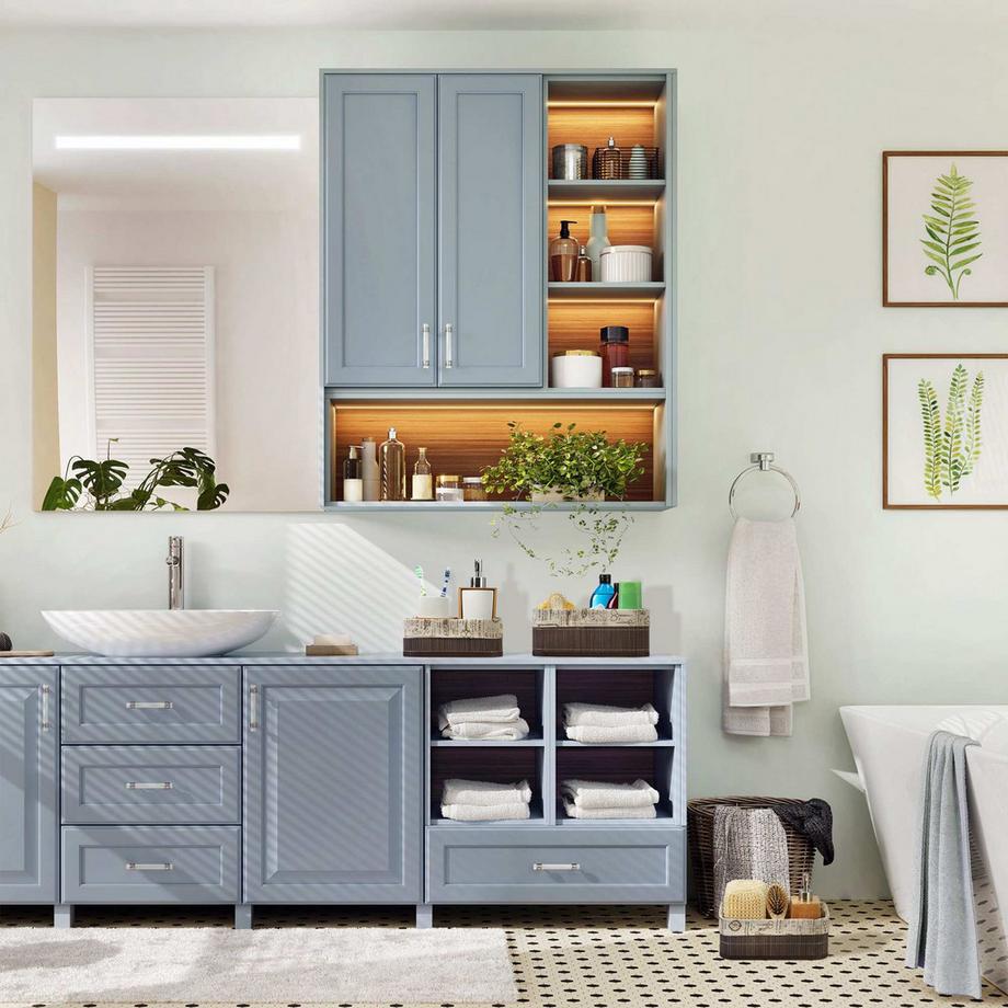 B2X Cesto portaoggetti in bambù - set da 3  