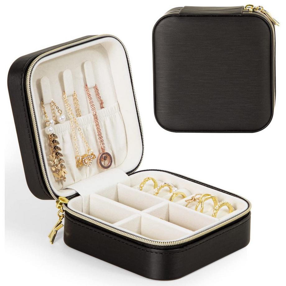 Only-bags.store  Kleines Schmuckkästchen, tragbares Reise-Schmuckkästchen 