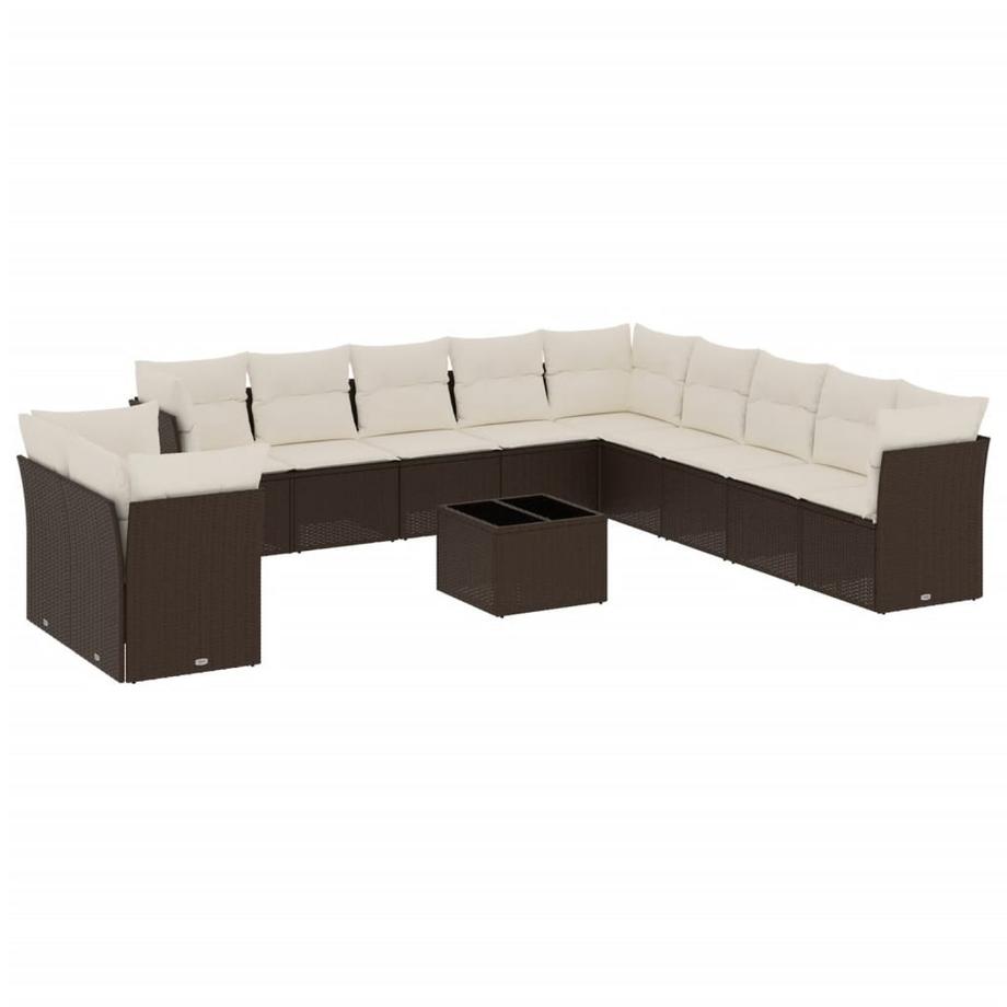 set divano da giardino Polirattan