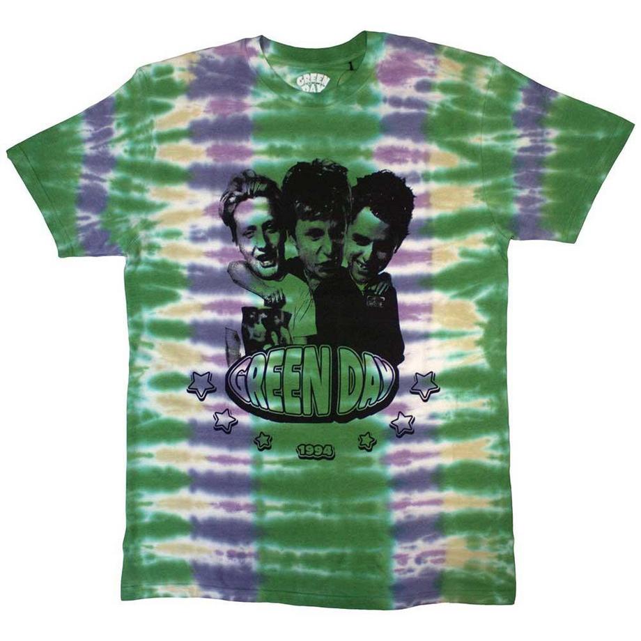 Green Day Green Day Tie Dye T-Shirt  