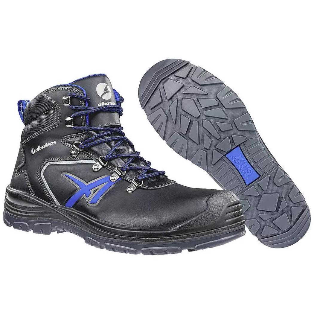 Albatros - Sicherheitsschuh UNIT MID SRC, 42, Schwarz