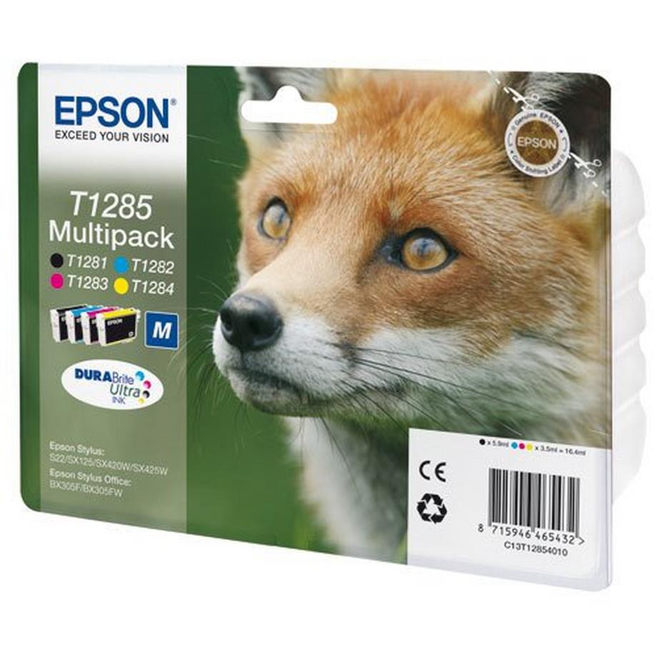 Fox Multipack 4-colours T1285 DURABrite Ultra Ink