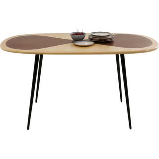 KARE Design Table Petal Nature noir 150x90  