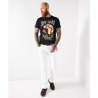 Joe Browns Rundhals-T-Shirt mit Motorradhelm-Aufdruck  