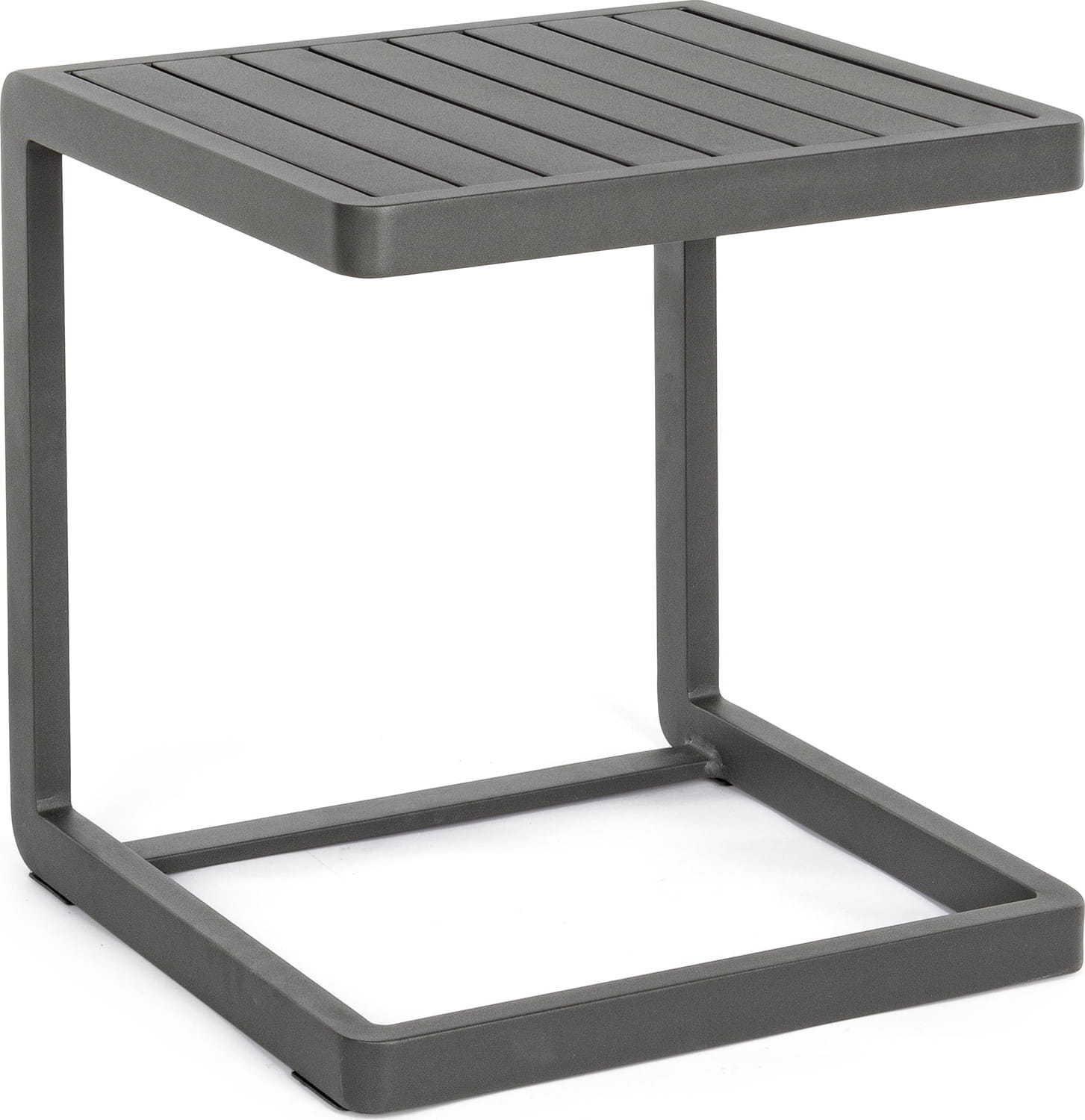 mutoni Table d'appoint de jardin Konnor 40x40 CX23 anthracite  