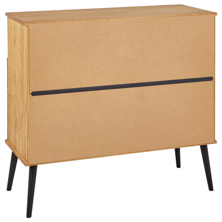 Beliani Kommode mit 4 Schubladen aus Kiefernholz  TIMMINS  