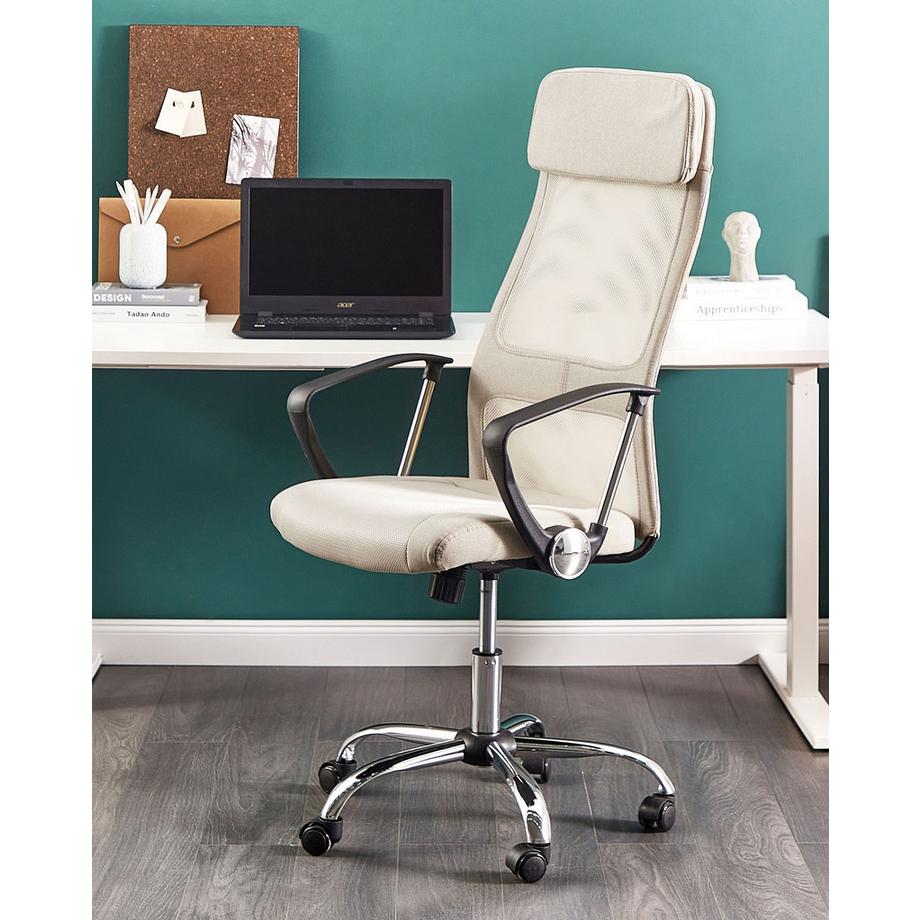 Beliani Sedia da ufficio en Poliestere Moderno PIONEER  