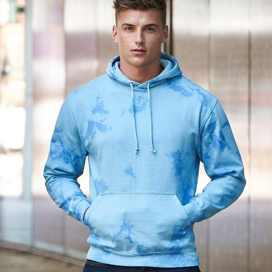 AWDis Kapuzenpullover mit Wolken-Print  