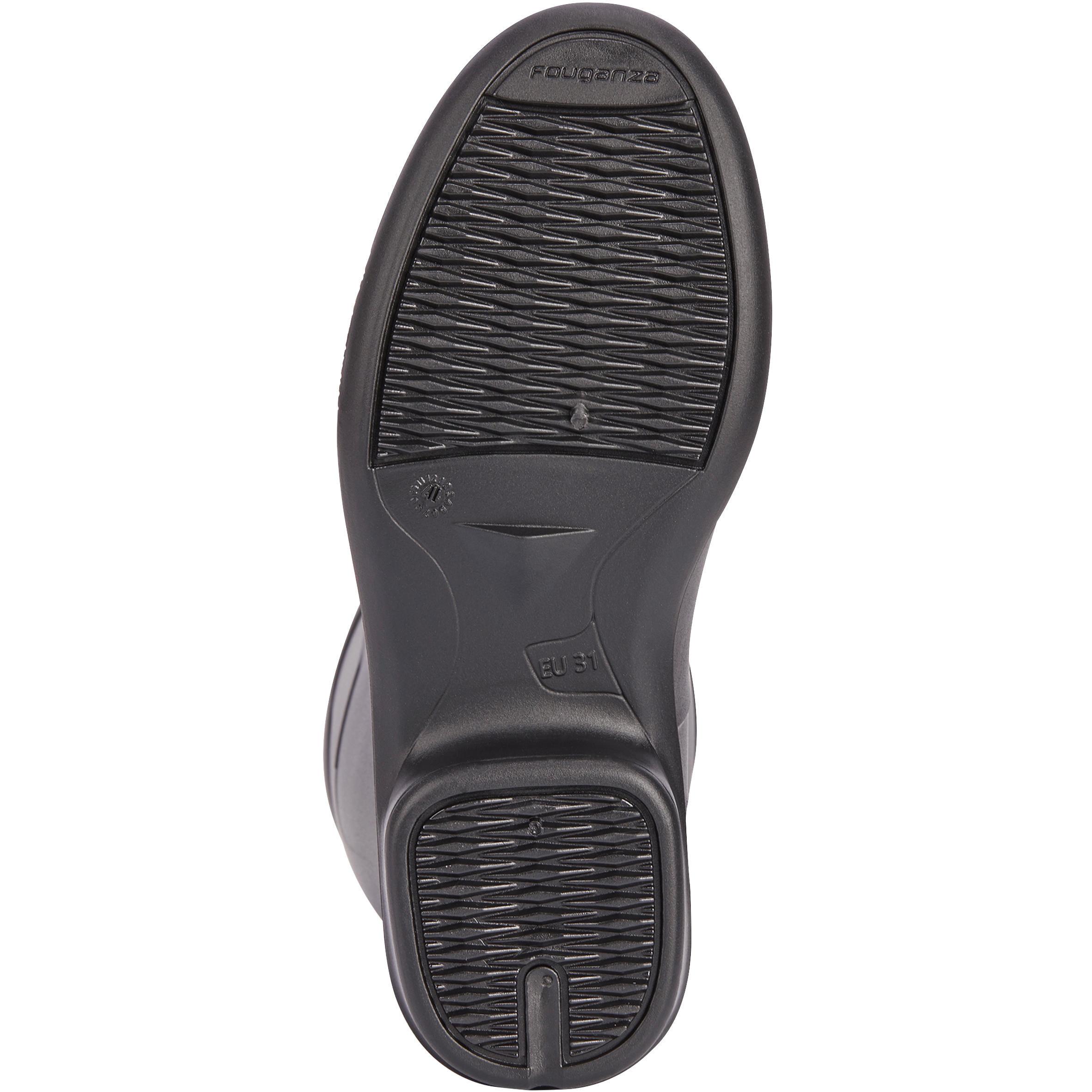 FOUGANZA  Bottes d'équitation enfant tous temps plastique 