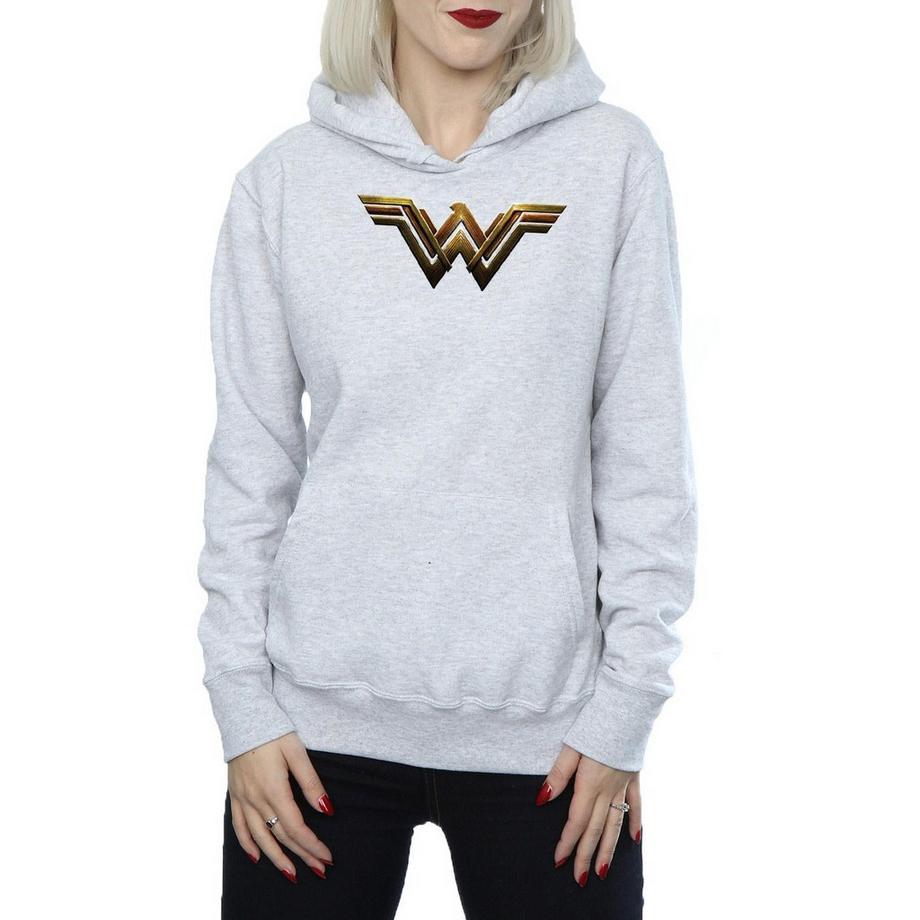DC COMICS Justice League Wonder Woman Logo Felpa con cappuccio  