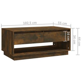 VidaXL Table basse bois d'ingénierie  