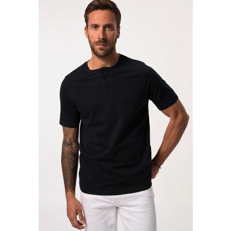 JP1880  Henley, Basic, Knopfleiste, Halbarm 