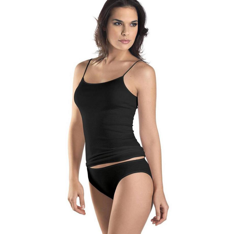 Cotton Seamless Spaghetti Top