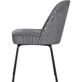 mutoni Chaise de salle à manger Vogue noir/gris  