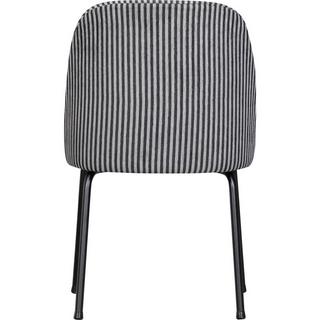 mutoni Chaise de salle à manger Vogue noir/gris  