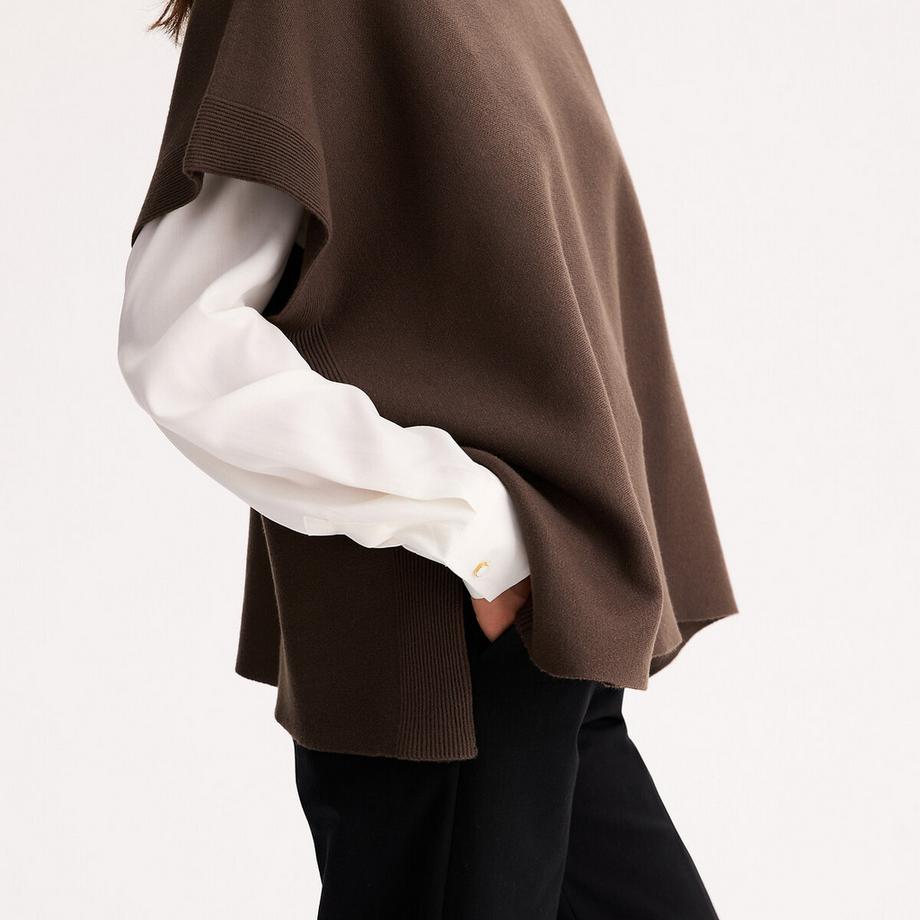 La Redoute Collections Poncho Rundhals  