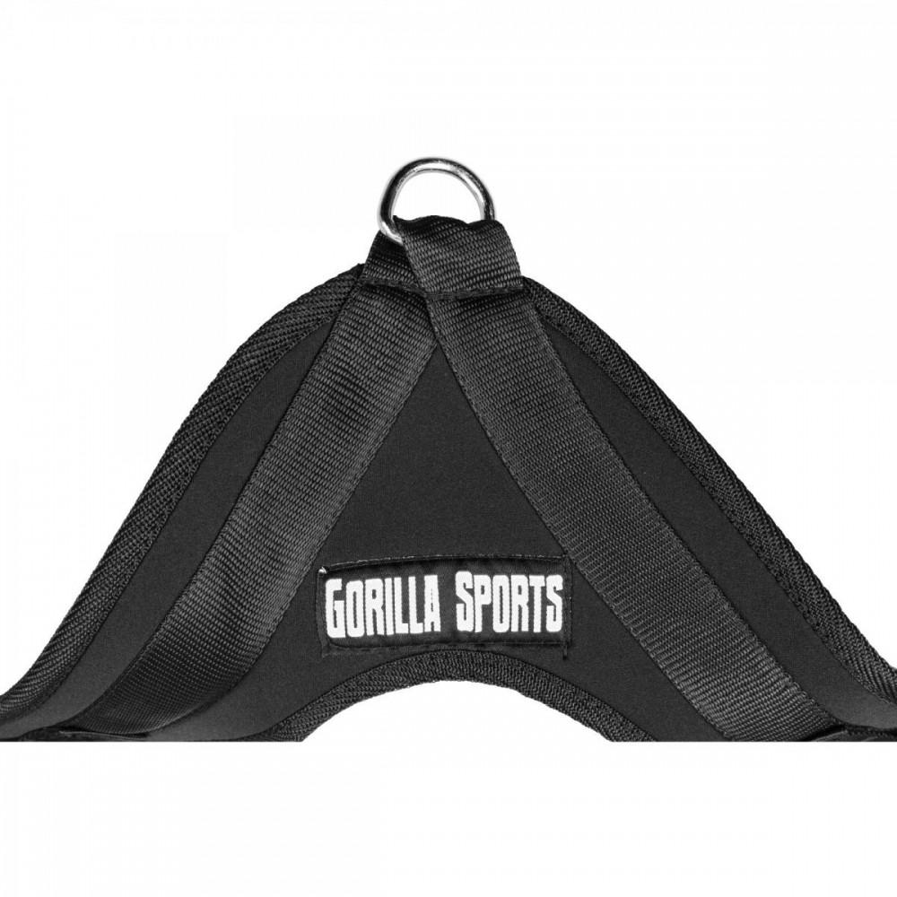 Gorilla Sports  HARNAIS À ABDOMINAUX EN NYLON ET NÉOPRENE | ACCESSOIRE MUSCULATION 