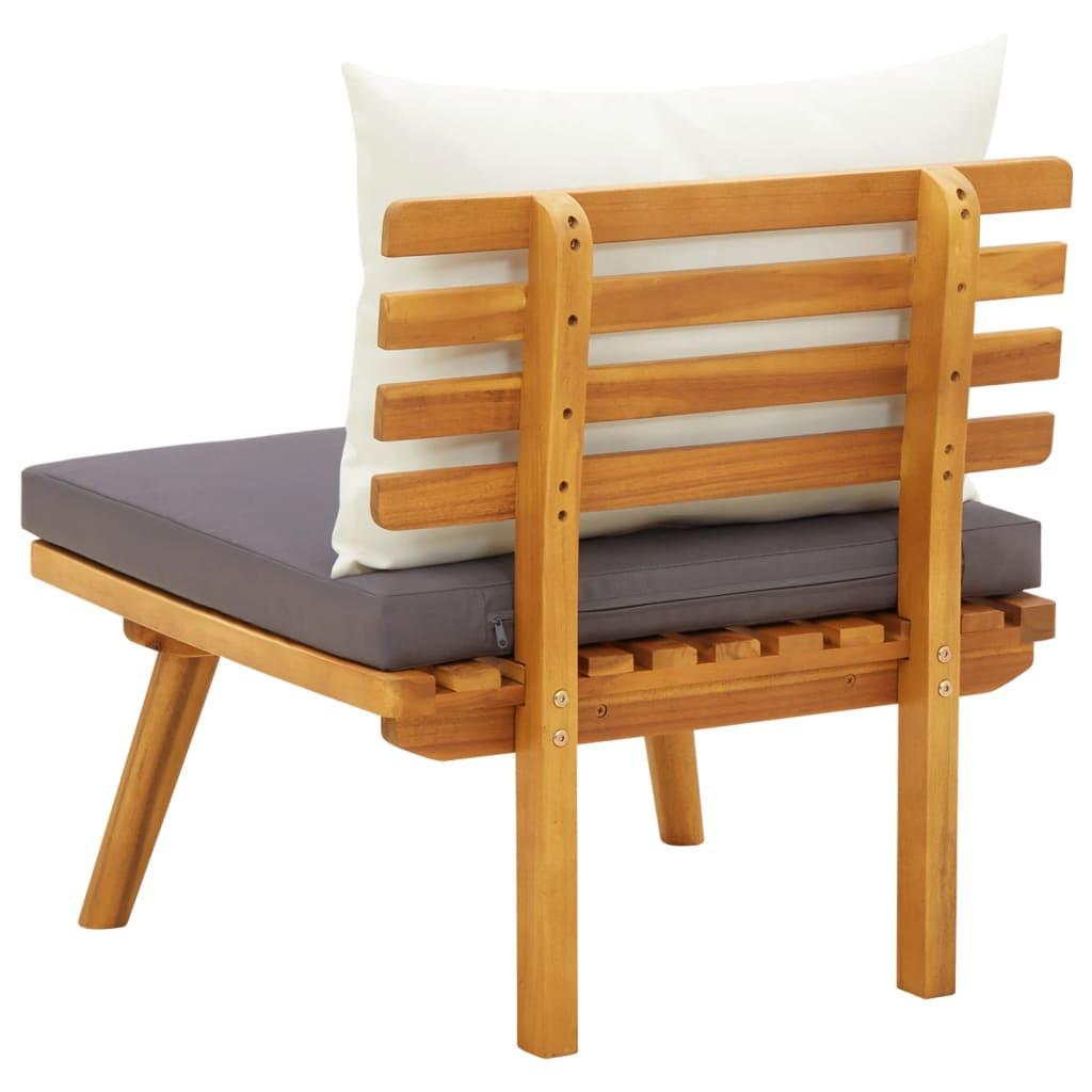 VidaXL Chaise de jardin bois d'acacia  