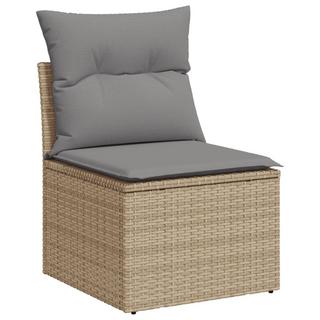 VidaXL set divano da giardino Polirattan  