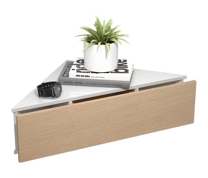 VCM Holz Wandschublade Nachtschrank Wandboard Eckregal Schublade Konsole Nachttisch Usal S  