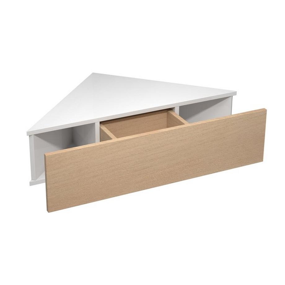 VCM Holz Wandschublade Nachtschrank Wandboard Eckregal Schublade Konsole Nachttisch Usal S  