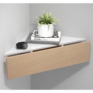 VCM Holz Wandschublade Nachtschrank Wandboard Eckregal Schublade Konsole Nachttisch Usal S  