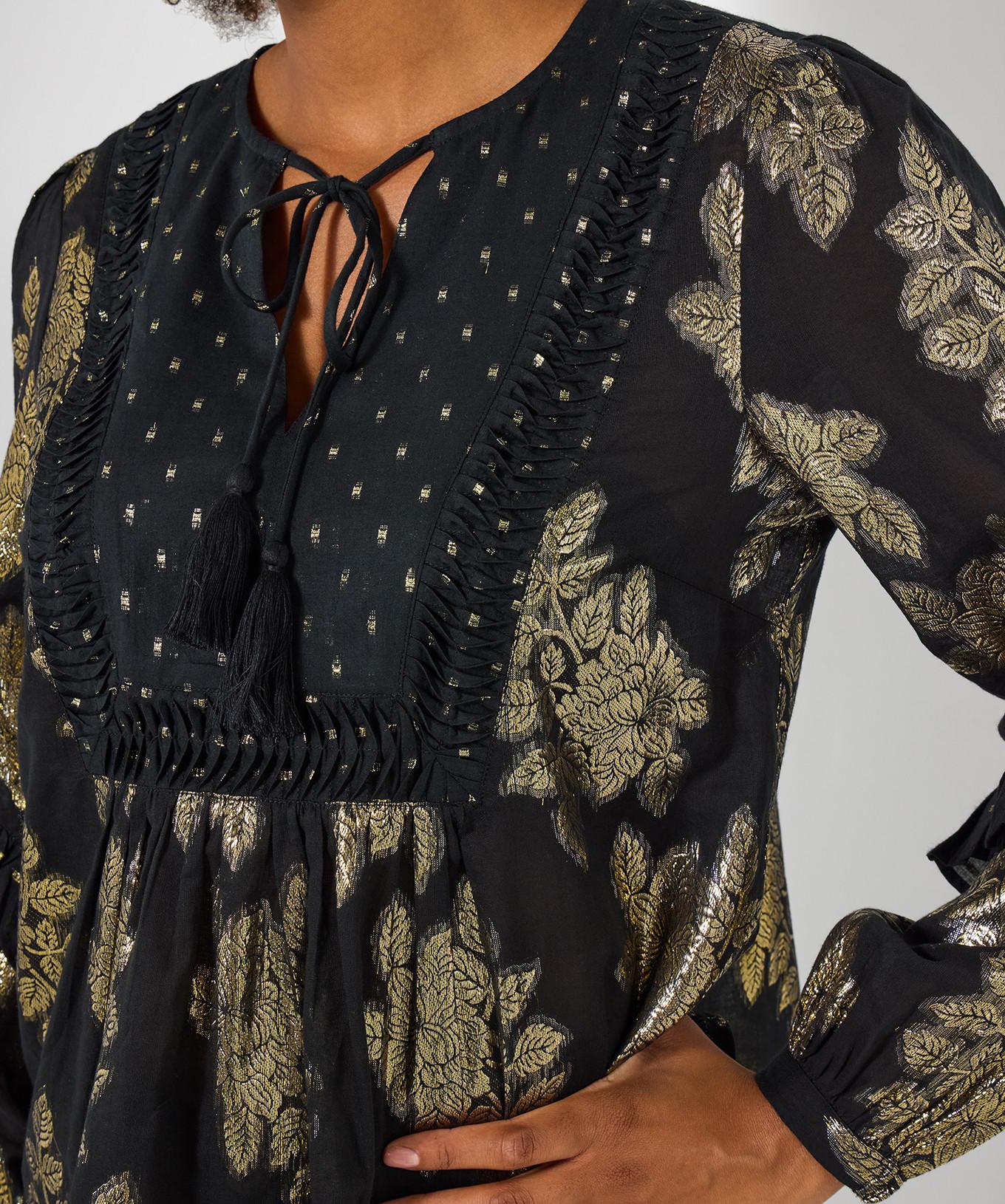 Joe Browns Jacquard Top mit Bindehals  