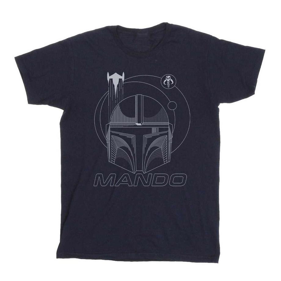 The Mandalorian Maglietta Casco