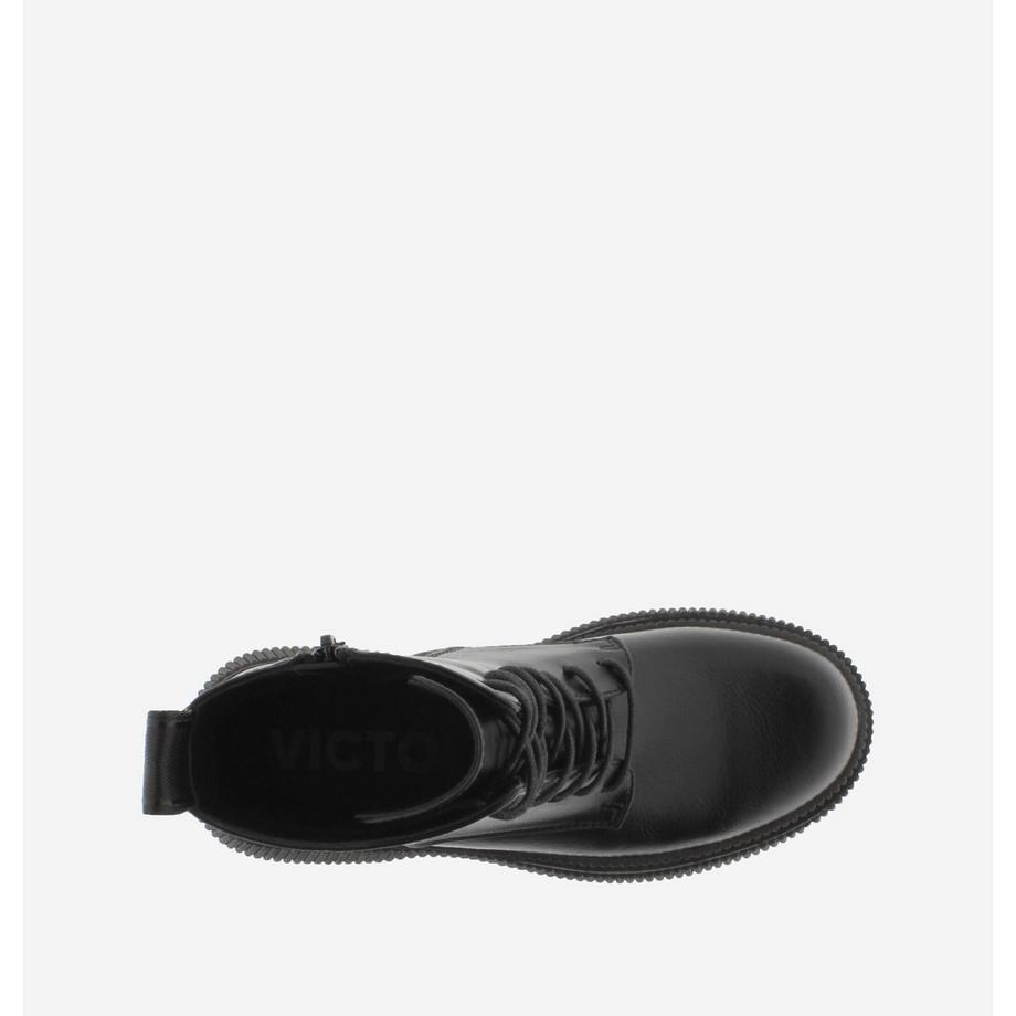 Victoria  damen stiefeletten dublin cordones efecto piel 