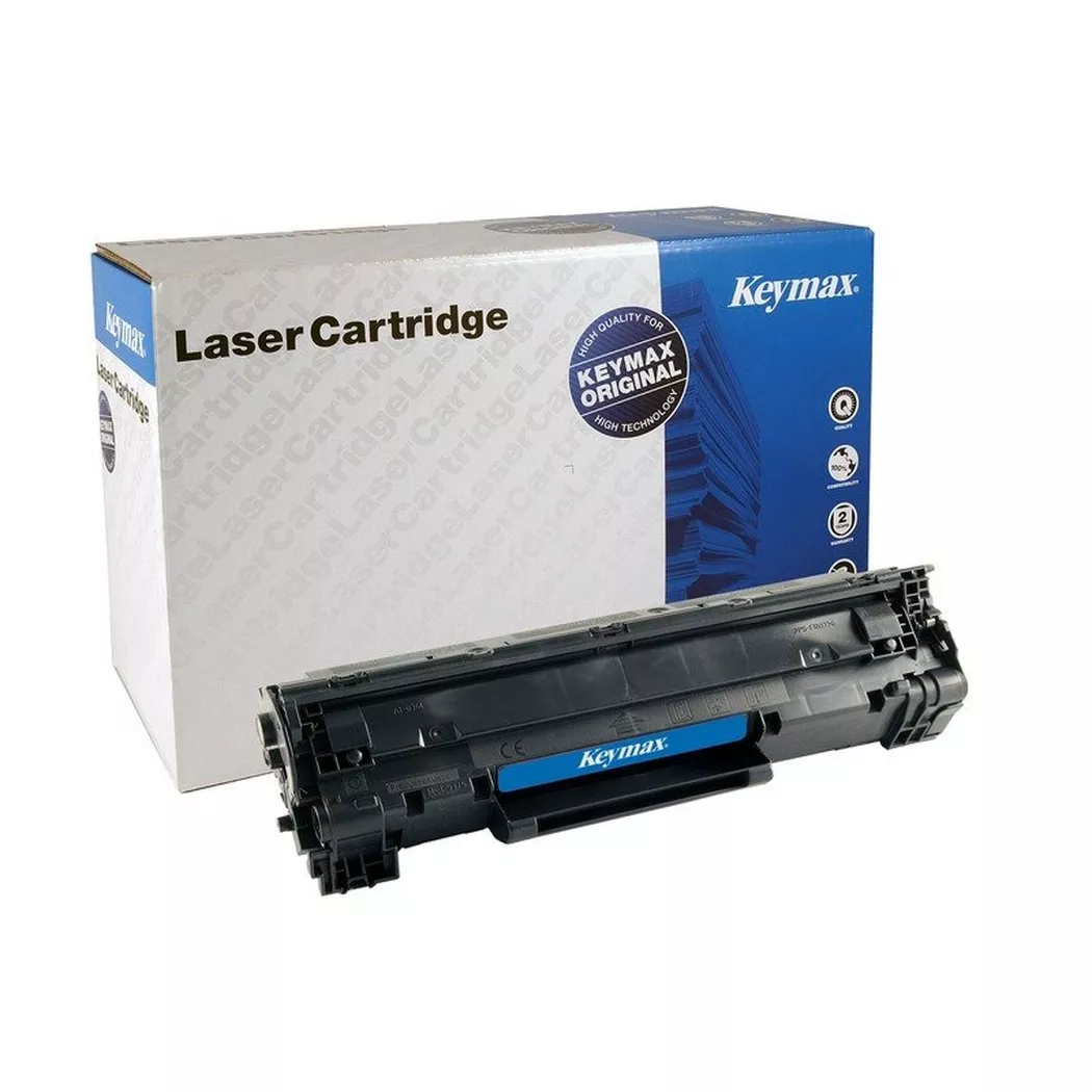Keymax – RMC-Toner-Modul schwarz CE285AKEY zu HP LJ Pro P1102 1600 S., One Size
