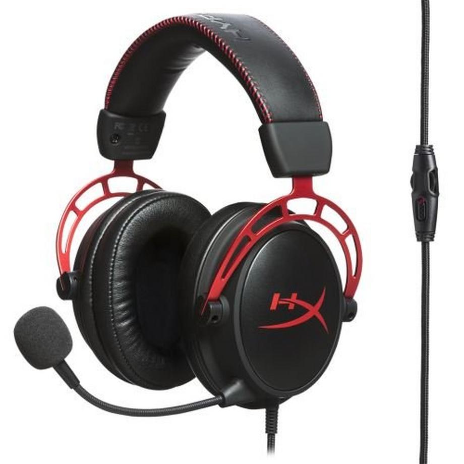 HyperX  HyperX Cloud Alpha Gaming-Headset – Schwarz (professionelle Klangqualität und Komfort) 