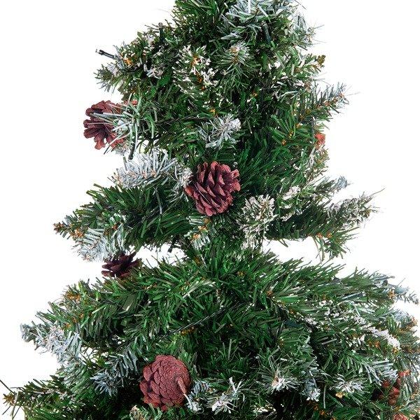 Beliani Sapin de Noël pré-allumé en PVC PALOMAR  