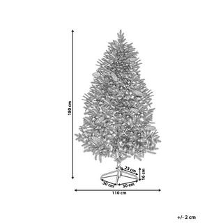 Beliani Albero di Natale artificiale en PVC PALOMAR  