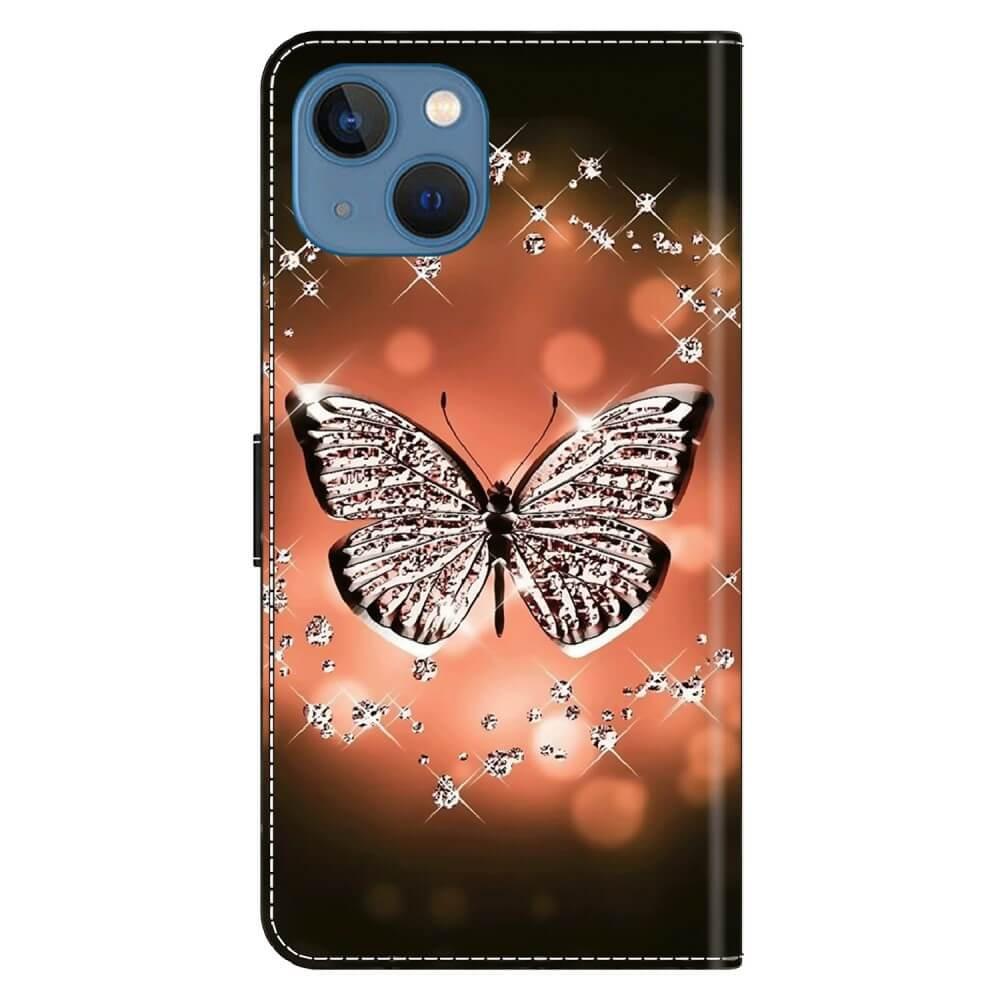 Cover-Discount  iPhone 15 Plus - Effet 3D Etui Crystal Butterfly 