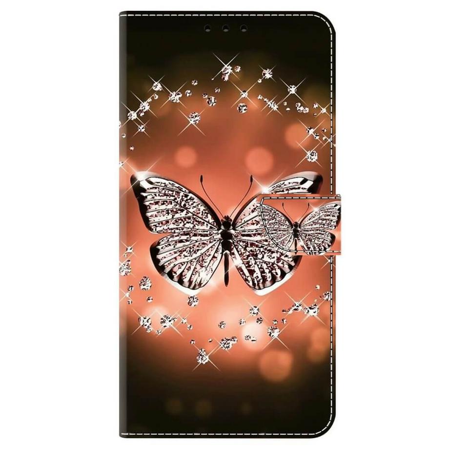 Cover-Discount  iPhone 15 Plus - 3D-Effekt Hülle Etui Crystal Butterfly 