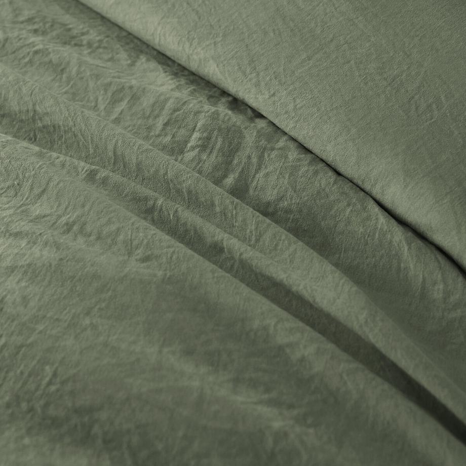 La Redoute Intérieurs Set biancheria da letto in microfibra lavata tinta unita  