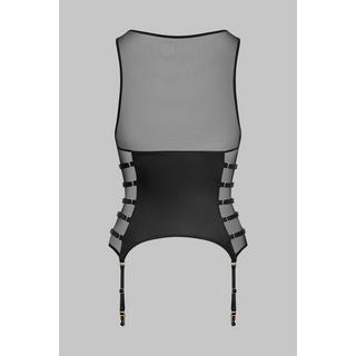 MAISON CLOSE  Tanktop mit Strumpfhaltern - Chambre Noire 