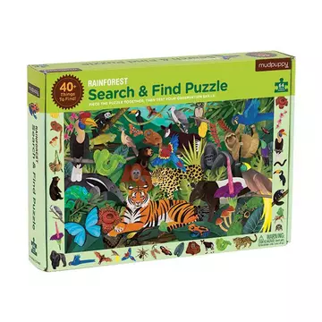 Regenwald, Puzzle suchen und finden