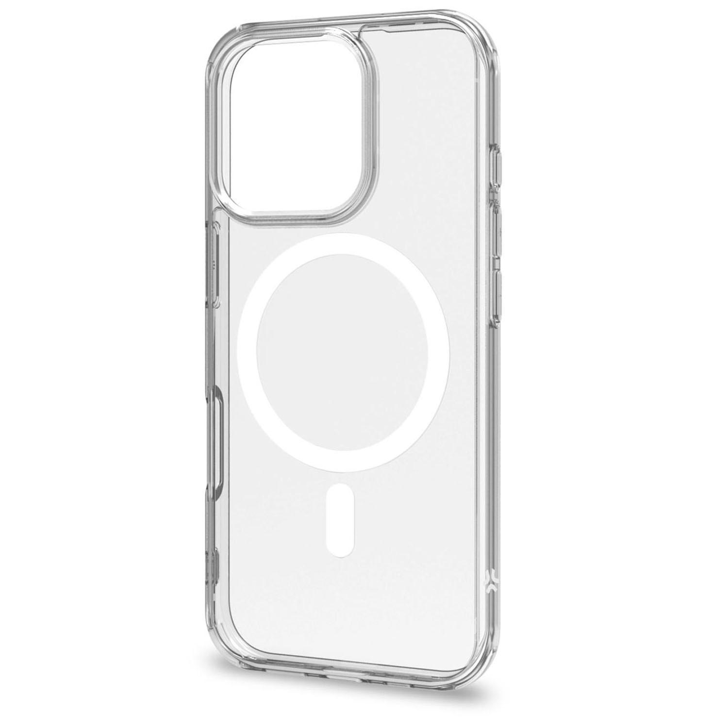 Celly  Gelskin Mag TPU Cover MagSafe kompatibles iPhone 16 Pro Transparent 