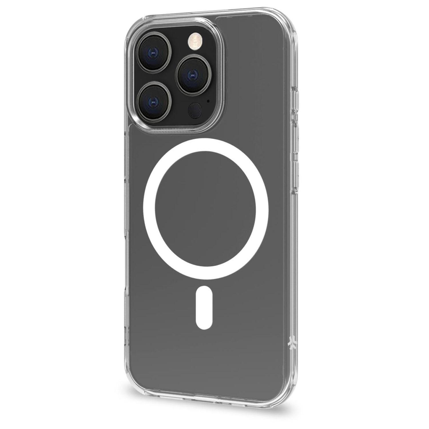 Celly  Gelskin Mag TPU Cover MagSafe kompatibles iPhone 16 Pro Transparent 