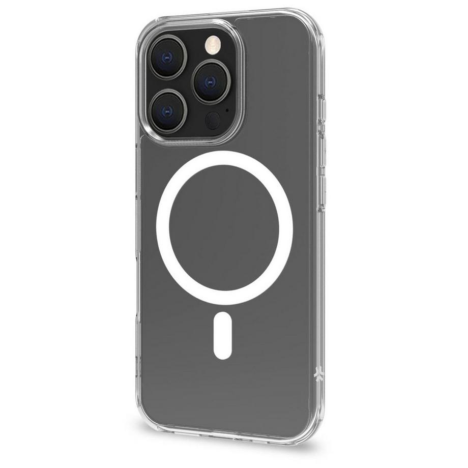 Celly  Gelskin Mag TPU Cover MagSafe kompatibles iPhone 16 Pro Transparent 