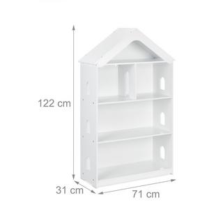 B2X Etagère haute pour enfants en forme de maison  