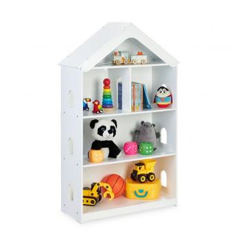 Etagère haute pour enfants en forme de maison