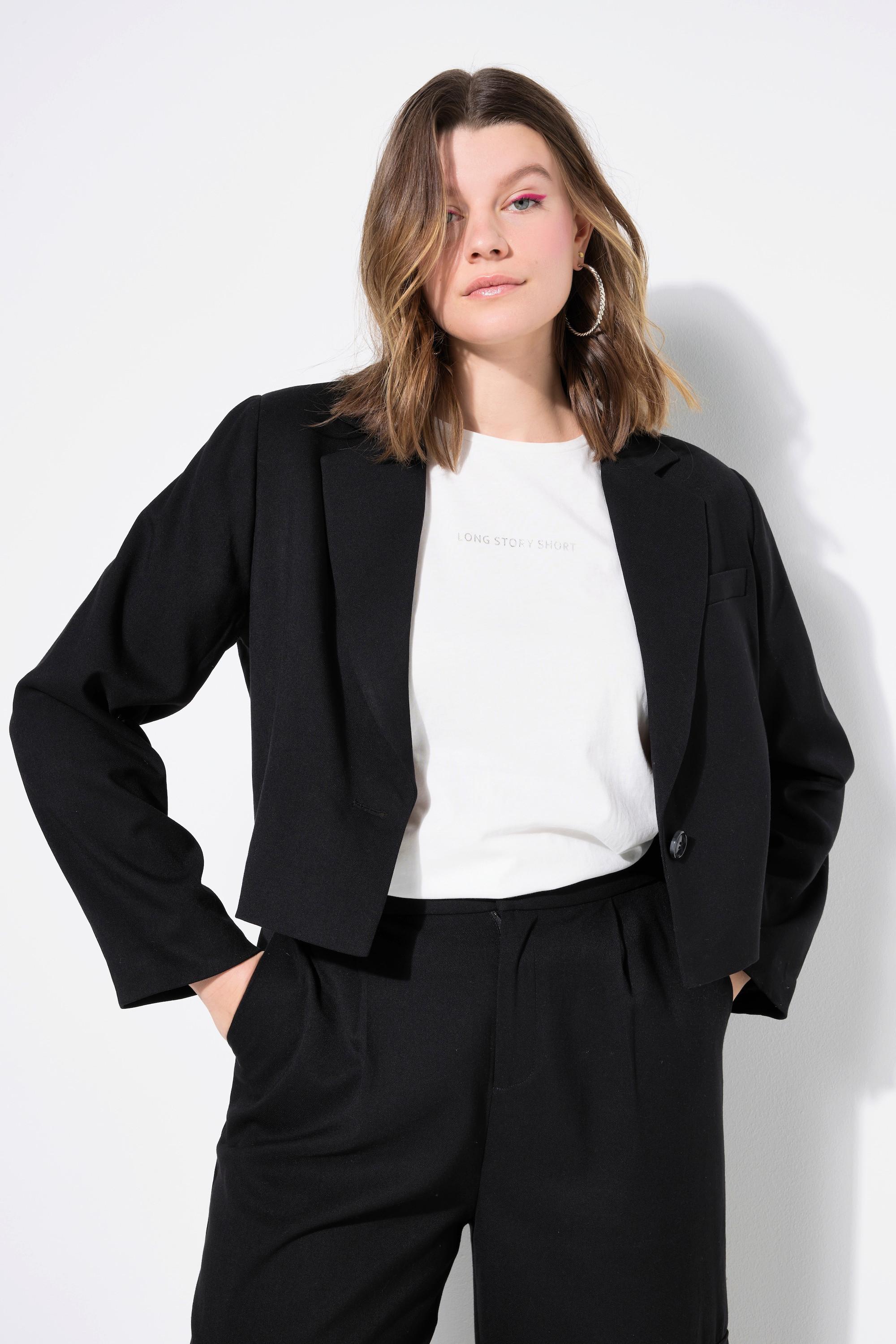 Studio Untold  Blazer, Loose Fit, cropped 