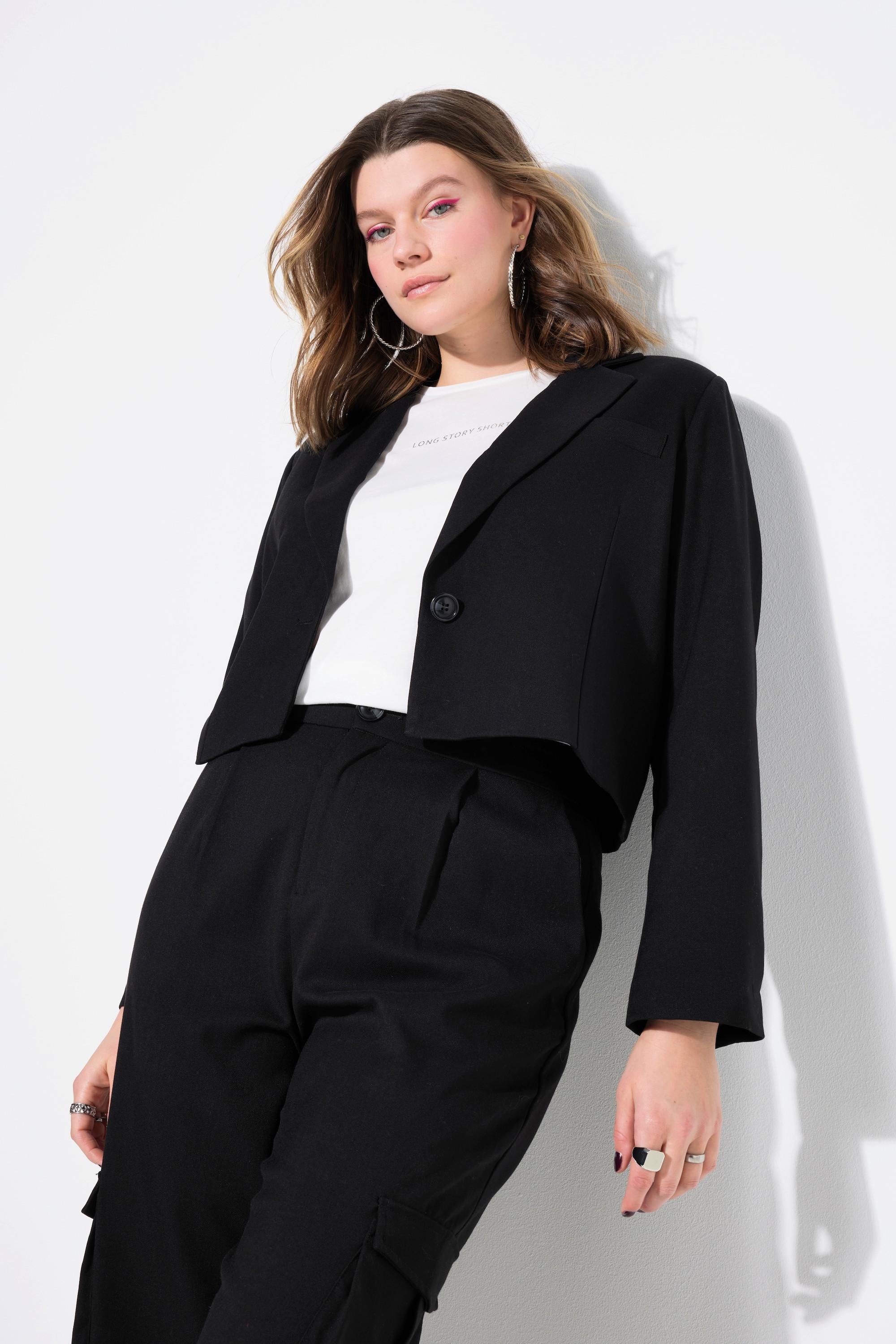 Studio Untold  Blazer, coupe Loose Fit cropped 