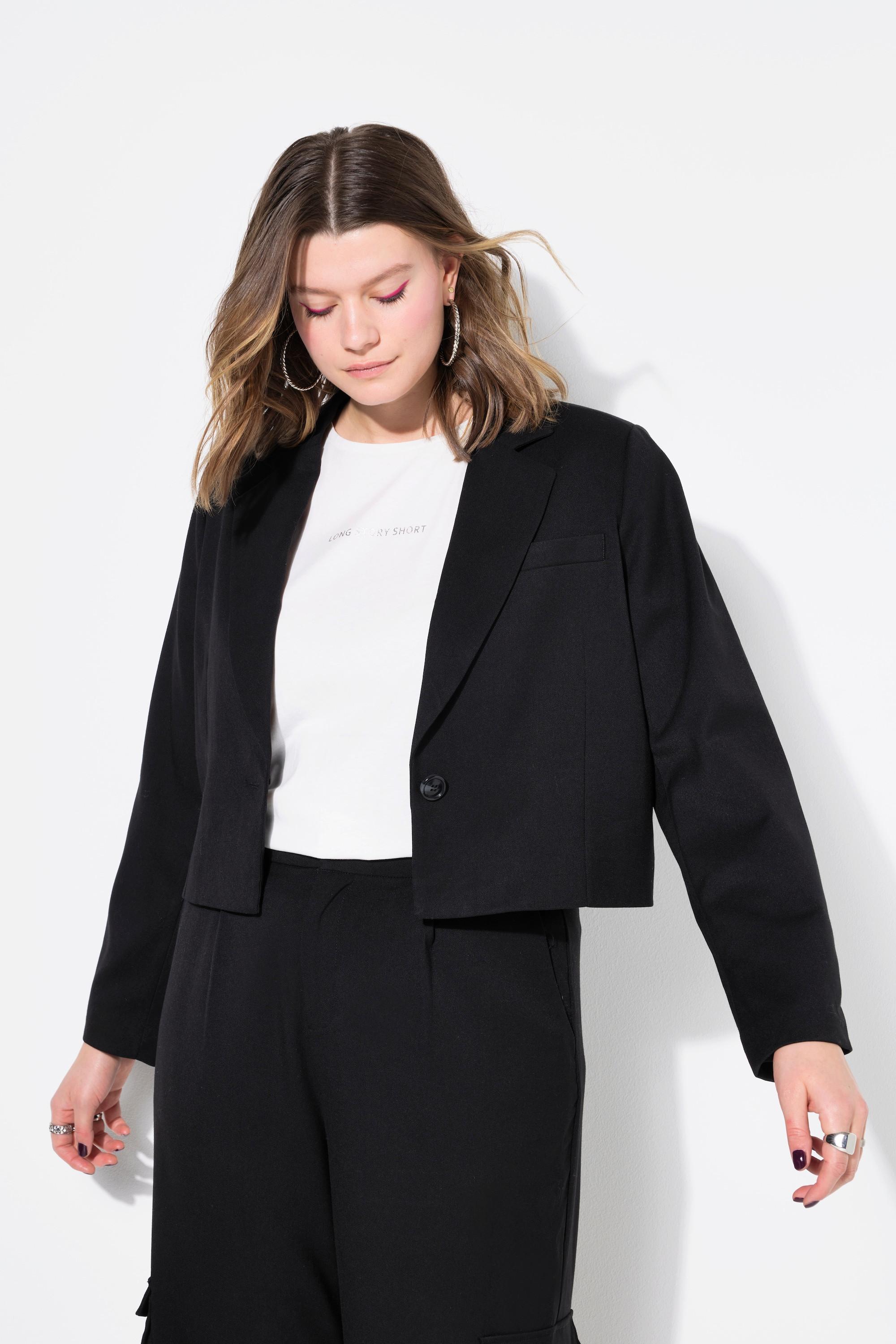 Studio Untold  Blazer, coupe Loose Fit cropped 