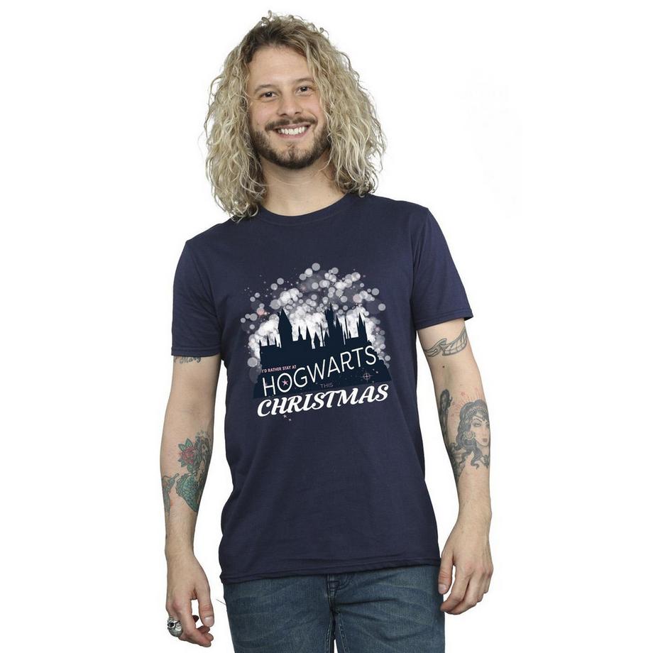 HARRY-POTTER Hogwarts Christmas T-Shirt  