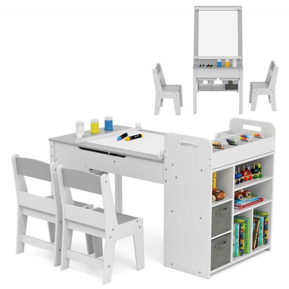 Northix Set da tavolo per bambini con cavalletto  